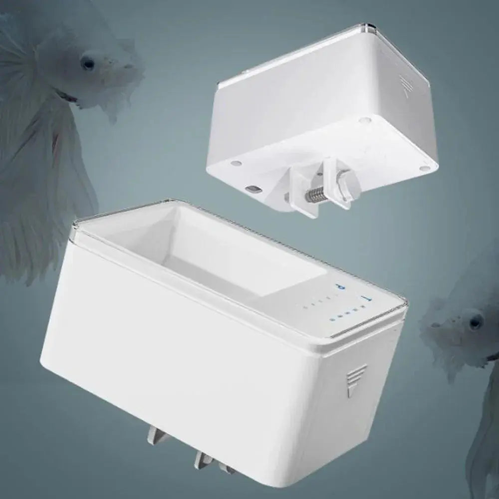 Distributeur automatique de nourriture pour poissons – Mangeoire digitale LED pour aquarium - AquaCiel
