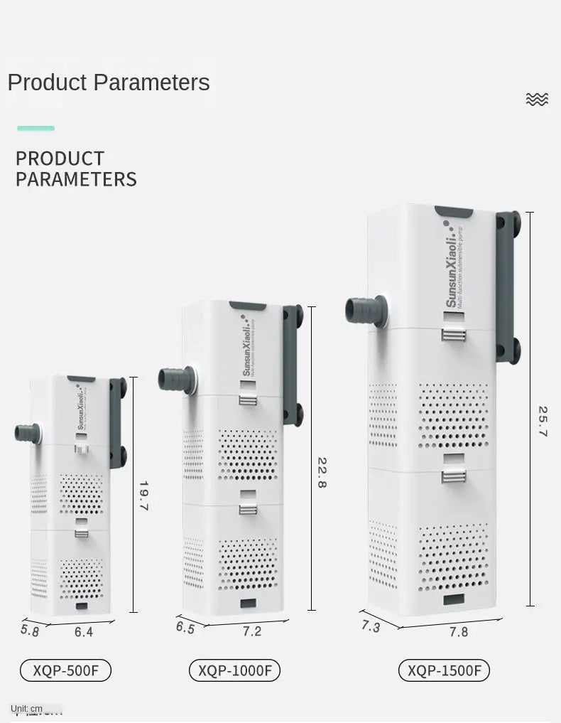 Filtre 4-en-1 pour aquarium Eau propre et environnement sain - AquaCiel