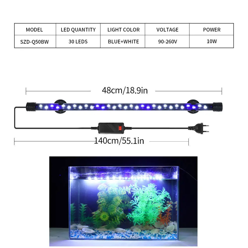 LumiFlow Éclairage LED pour Aquarium - AquaCiel