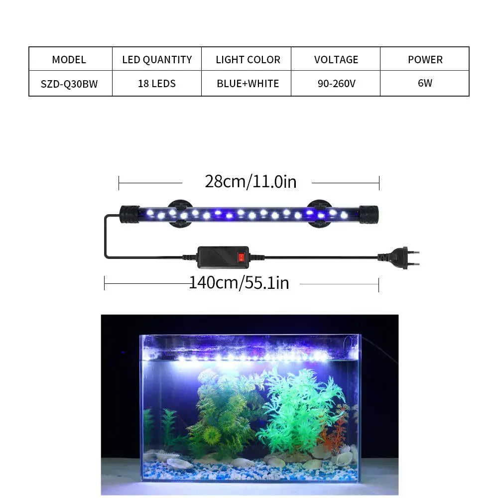 LumiFlow Éclairage LED pour Aquarium - AquaCiel