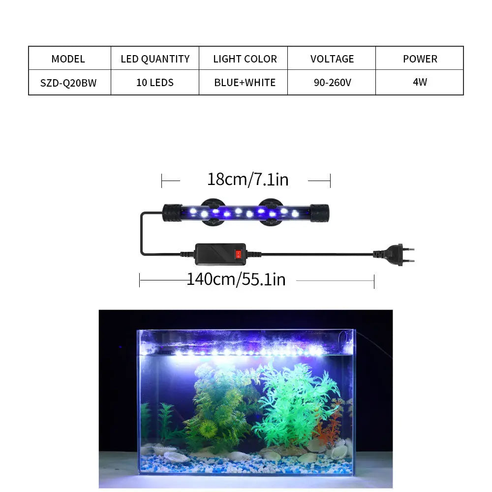 LumiFlow Éclairage LED pour Aquarium - AquaCiel
