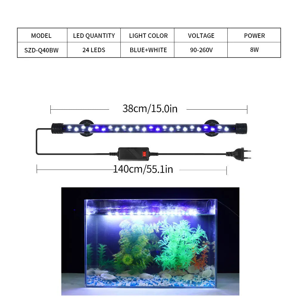 LumiFlow Éclairage LED pour Aquarium - AquaCiel